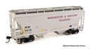 Walthers Mainline HO 910-49332 39' Trinity 3281 2-Bay Covered Hopper, Winchester & Western