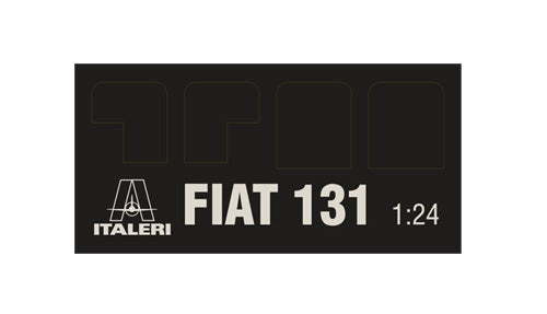 Italeri 3667 FIAT 131 Abarth Rally OLIO FIAT 1:24