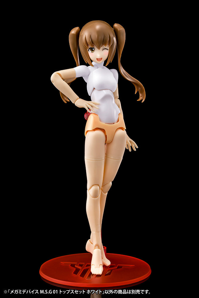 KOTOBUKIYA KP566 Megami Device M.S.G 01 TOPS SET SKIN COLOR B, WHITE 1:1