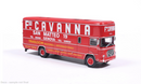 PREORDER Brekina HO 58654 1968 OM 150 Rolfo Moving Van/Truck, Assembled, Cavanna (red, white, yellow, Italian Lettering)