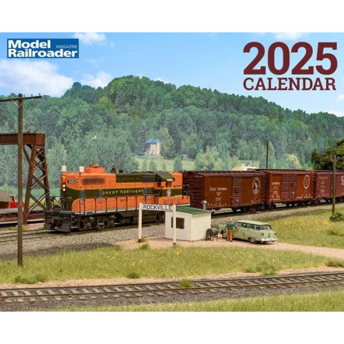 Kalmbach 68211 2025 Model Railroader Calendar -- 12 Months Plus Bonus Modeling Q&A