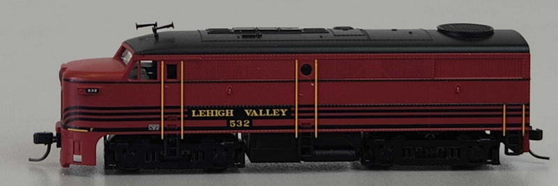 Atlas 40004572 Alco FA1 - LokSound and DCC - Master(TM) Gold -- Lehigh Valley 532 (Cornell Red, black), N Scale