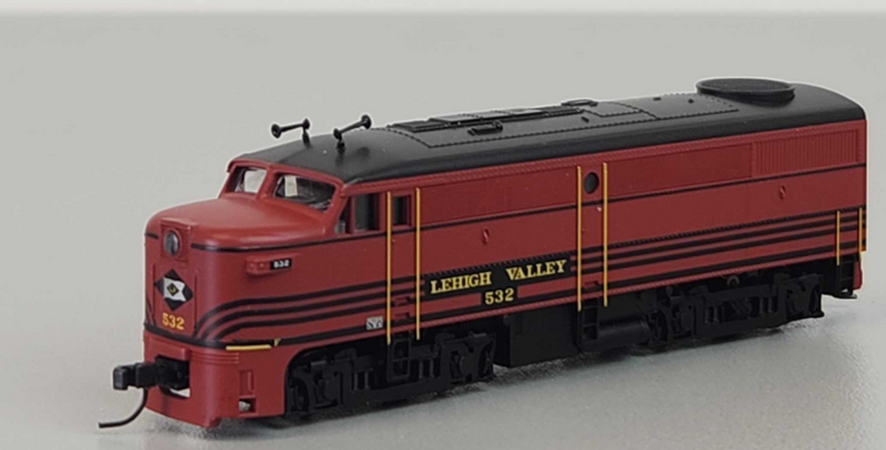 Atlas 40004572 Alco FA1 - LokSound and DCC - Master(TM) Gold -- Lehigh Valley 532 (Cornell Red, black), N Scale