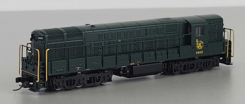 Atlas 40005387 N TRAIN MASTER PH.1B SILVER JERSEY CENTRAL [NO STRIPES]