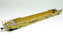 PREORDER Rapido 401062A HO Gunderson 53' Husky Stack Well Car 2-Pack - Ready to Run -- TTX (As-Delivered, yellow, black)