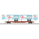 PREORDER Atlas N 50006513 50' Piggyback Flatcar with Two 24' Trailers, Great Northern