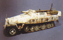 Trident Miniatures HO 90092 SdKfz 251/9 Armored Personnel Carrier "Stummel" with Self-Propelled Gun, Former German Army WWII
