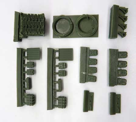 Trident Miniatures 96054 Modern Vehicle Equipment 27 Pieces