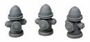 Bar Mills Scale Model Works O 04026 Fire Hydrants, Unpainted (3)