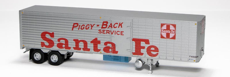 Rapido 403037 HO 40' Fruehauf Fluted Side Volume Van - Santa Fe (AT&SF):