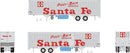 Rapido HO 403037 40' Fruehauf Volume Van, Santa Fe