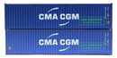 Jacksonville Terminal Company N 405105 40' High Cube Containers with Magnetic System, CMA CGM (Eco Container) (2)