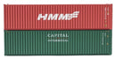 Jacksonville Terminal Company N 405803 40' High Cube Containers with Magnetic System, HMM/Capital (2)