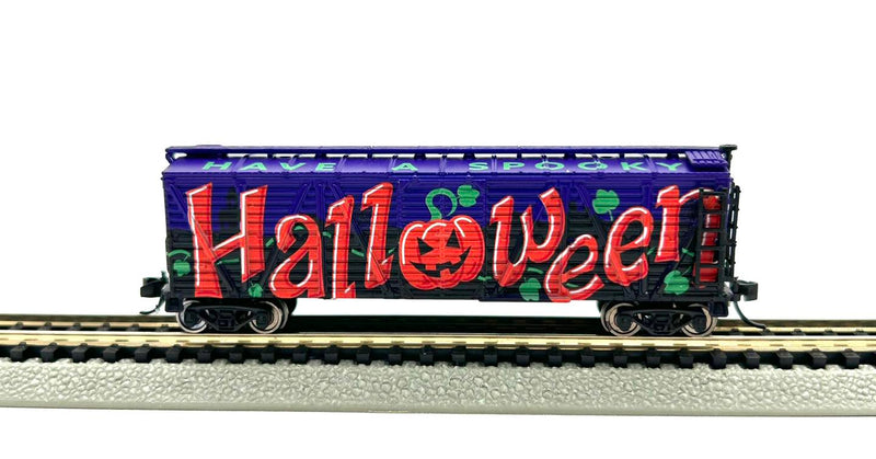 BLI 8473 40' Wood Stock Car, Halloween Season Theme, Spooky Sounds, N
