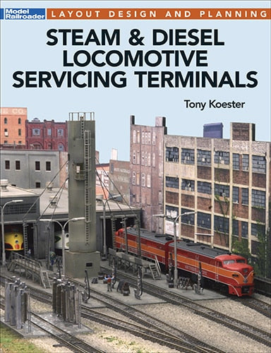 Kalmbach Publishing Softcover Book 12502 Steam and Diesel Locomotive Servicing Terminals