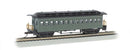 Bachmann Trains HO 13405 1860, 1880 Wood Coach, Silver Series, Painted, Unlettered (green)