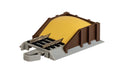 Bachmann Trains HO 44599 Sand Pile Bumper, Nickel Silver E-Z Track (2)