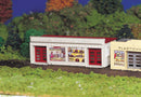 Bachmann Trains HO 45147 Hardware Store, Plasticville U.S.A. Kit (white, red)