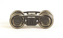 Bachmann Trains HO 42909 Barber S2 100-Ton Roller-Bearing Trucks with Metal Wheels, 1 Pair