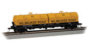 Bachmann Trains HO 71426 55' Coil Car with Angled Hoods and Load, Milwaukee Road