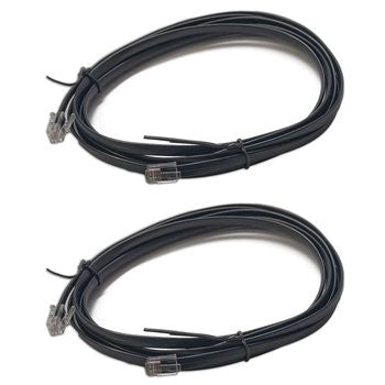 Digitrax LNC82 LocoNet Cable pkg(2) -- 8' 2.4m, All Scale