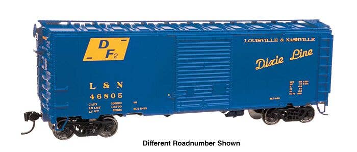 PREORDER Walthers Mainline HO 45214 40' ACF Welded Boxcar with 8' Youngstown Door, Louisville & Nashville