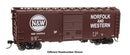 Walthers Mainline HO 45218 40' ACF Welded Boxcar with 8' Youngstown Door, Norfolk & Western