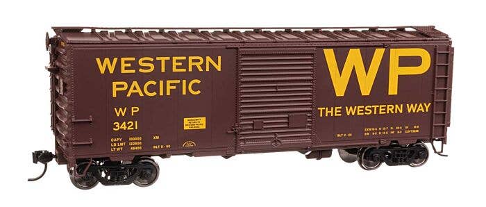 Walthers Mainline HO 45224 40' ACF Welded Boxcar with 8' Youngstown Door, Western Pacific