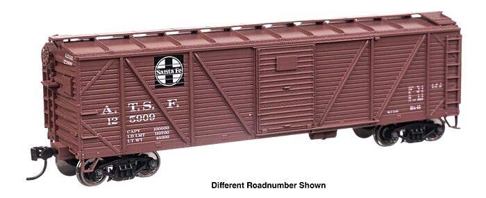 PREORDER Walthers Mainline HO 40354 40' ARA Single Sheathed Boxcar with Dreadnaught Ends, Atchison Topeka & Santa Fe