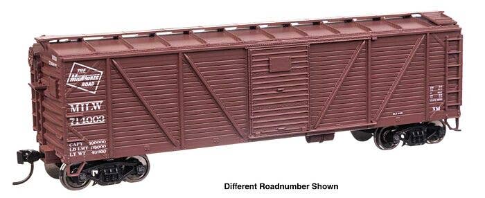 PREORDER Walthers Mainline HO 40372 40' ARA Single Sheathed Boxcar with Dreadnaught Ends, Milwaukee