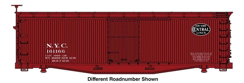 Walthers Mainline HO 910-40194 40' Double Sheathed Wood Boxcar, New York Central