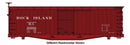 Walthers Mainline HO 910-40196 40' Double Sheathed Wood Boxcar, Rock Island