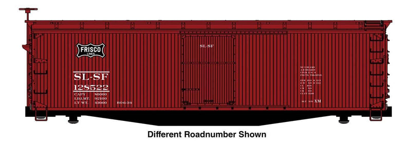 PREORDER Walthers Mainline HO 910-40201 40' Double Sheathed Wood Boxcar, St. Louis-San Francisco