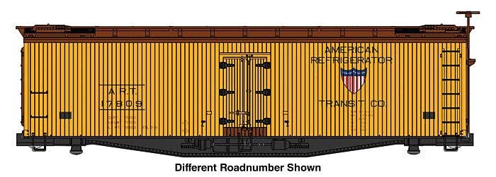 PREORDER Walthers Mainline HO 41226 40' Early Reefer, Ready To Run, AMERICAN REFRIGERATOR TRANSIT