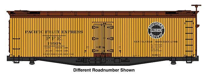 PREORDER Walthers Mainline HO 41229 40' Early Reefer, Ready To Run, PACIFIC FRUIT EXPRESS-SP/UP