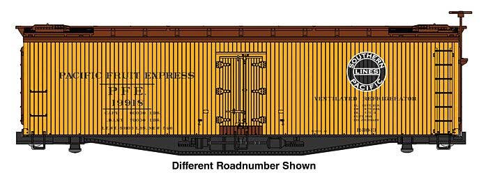 PREORDER Walthers Mainline HO 41230 40' Early Reefer, Ready To Run, PACIFIC FRUIT EXPRESS-SP/UP