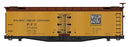 Walthers Mainline HO 41234 40' Early Reefer, Ready To Run, PACIFIC FRUIT EXPRESS-WP