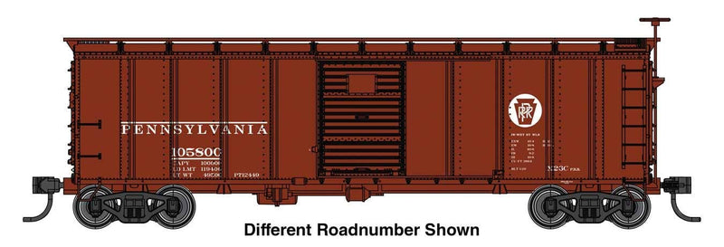 PREORDER Walthers Mainline HO 910-41068 40' Steel Boxcar with Murphy Ends, Pennsylvania