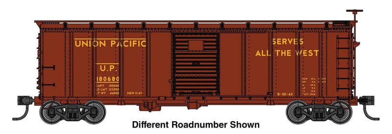 PREORDER Walthers Mainline HO 910-41074 40' Steel Boxcar with Murphy Ends, Union Pacific