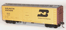 Accurail HO 8508 40' Steel Reefer with Plug Doors Kit, Burlington Northern
