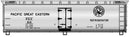 Accurail HO 81803 40' Wood Reefer, Pacific Great Eastern