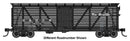 Walthers Mainline HO 910-41513 40' Wood Stock Car with Dreadnaught Ends, Denver & Rio Grande Western