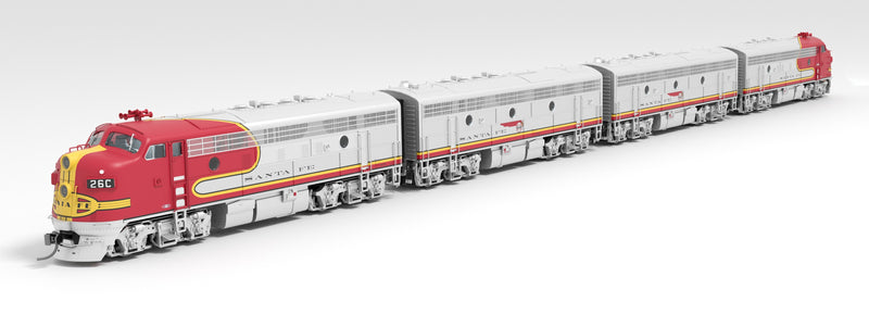 BLI 8167 EMD F3A, ATSF 26C, Warbonnet Scheme, 1960's Configuration, Paragon4 Sound/DC/DCC, HO