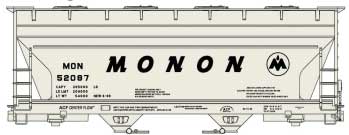 Accurail Inc 81511 ACF 2-Bay Covered Hopper - Kit -- Monon