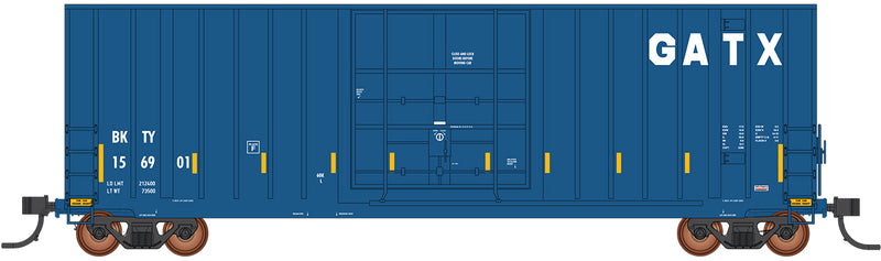 PREORDER Intermountain HO 4130007-02 Gunderson 50' Hi-Cube Plug-Door Boxcar Modern Ends, Value Line, GATX BKTY