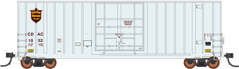 PREORDER Intermountain N 6130009-01 Gunderson 50' Hi-Cube Plug-Door Boxcar Modern Ends, Value Line, Canadian American