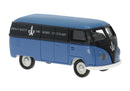 Brekina HO 32073 1950-1954 Volkswagen T1a Kasten Cargo Van, Assembled, Ernst Klett Verlag (2-Tone Blue, German Lettering)