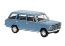 PREORDER Brekina HO 22425 1960s Fiat Familiare Station Wagon, Assembled, Light Blue