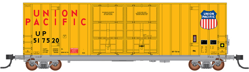 PREORDER Intermountain HO 4131004-01 Gunderson 50' Hi-Cube Double-Plug-Door Boxcar Modern Ends, Union Pacific