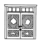 Alexander Scale Models HO 1602 Ghost town freight door
